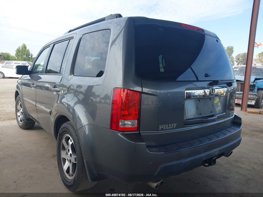 Vin: 5fnyf4h99bb001907, lot: 46373188, honda pilot touring 20113
