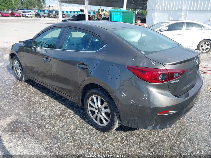 Vin: 3mzbm1v77gm297443, lot: 46373225, mazda mazda3 i touring 20163