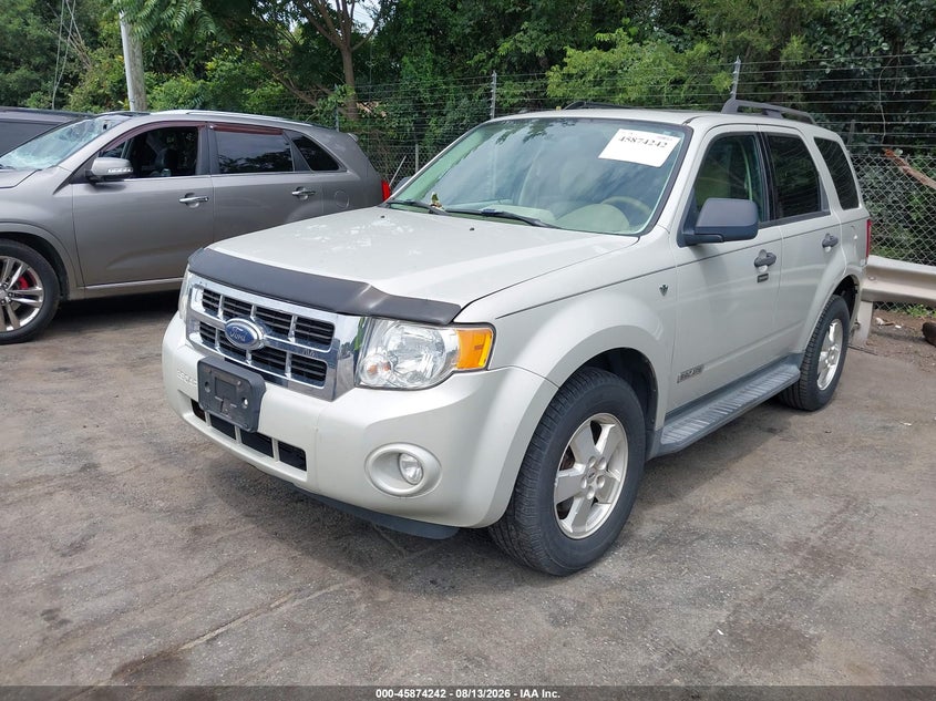 2008 Ford Escape, Стихия, IAAI, VIN 1FMCU03138KA04609 — фото 2