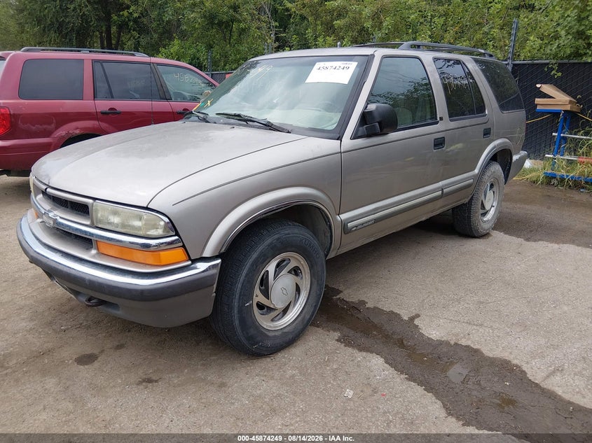 CHEVROLET BLAZER 2001 VIN 1GNDT13W51K239037