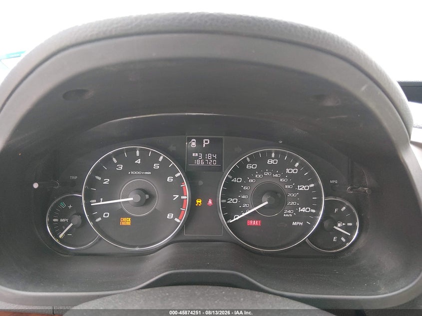2012 SUBARU OUTBACK auction photo 7