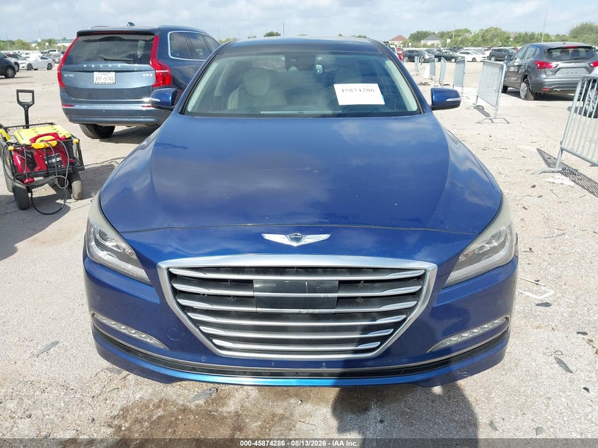 2017 GENESIS G80 SEDAN 5.0L V-8 DI, DOHC, VVT, 420HP