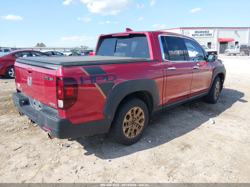 2021 HONDA RIDGELINE auction photo 4
