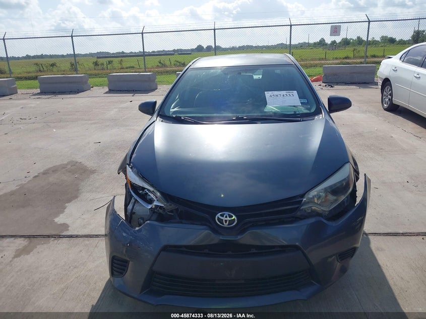 2016 TOYOTA COROLLA SEDAN 1.8L I-4 DOHC, VVT, 132HP