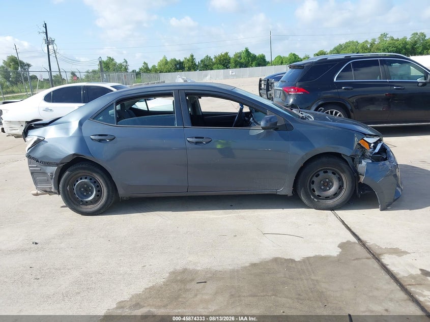 2016 TOYOTA COROLLA SEDAN 1.8L I-4 DOHC, VVT, 132HP