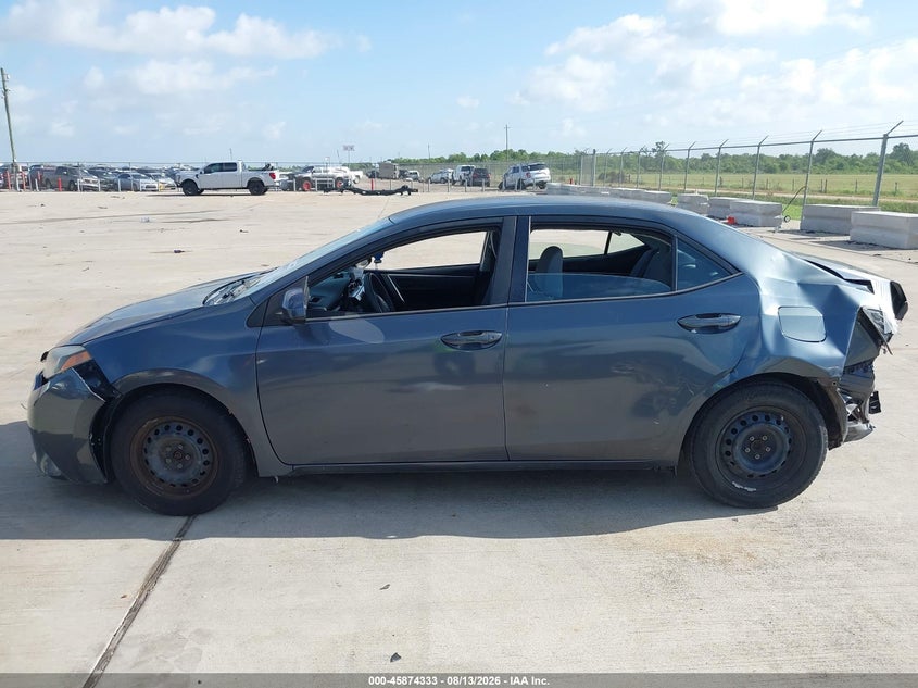2016 TOYOTA COROLLA SEDAN 1.8L I-4 DOHC, VVT, 132HP