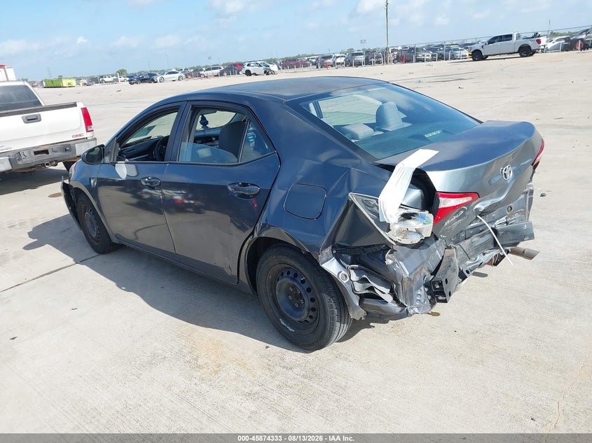 2016 TOYOTA COROLLA SEDAN 1.8L I-4 DOHC, VVT, 132HP