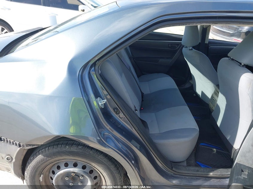 2016 TOYOTA COROLLA SEDAN 1.8L I-4 DOHC, VVT, 132HP