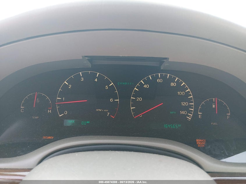 CADILLAC SEVILLE 2001 VIN 1G6KY54951U193220