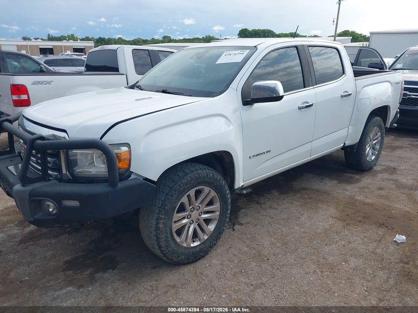 Vin: 1gtp6de16h1181634, lot: 46373389, gmc canyon 4wd slt 20172