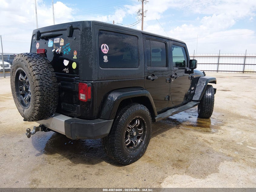 Vin: 1c4hjweg1dl513271, lot: 46373396, jeep wrangler unlimited sahara 20134