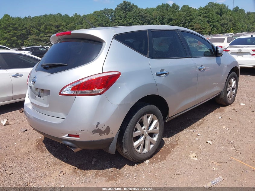 2012 NISSAN MURANO auction photo 4