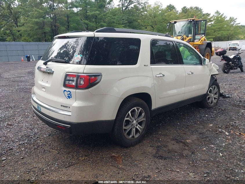Vin: 1gkkvrkd7fj143632, lot: 46373401, gmc acadia slt 20154