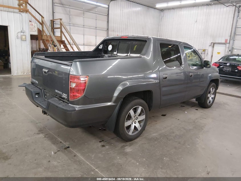 Vin: 5fpyk1f44bb010247, lot: 46373430, honda ridgeline rts 20114