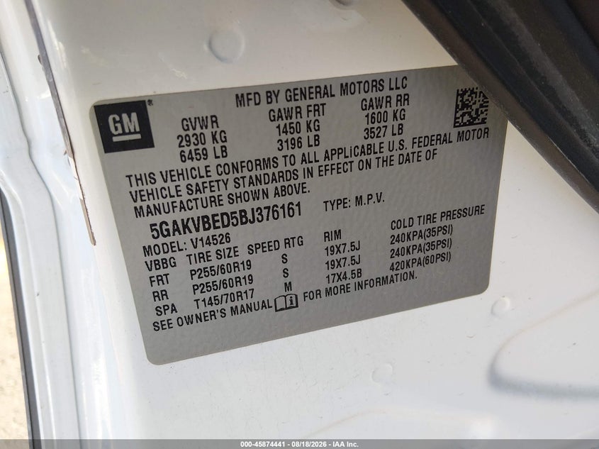 2011 BUICK ENCLAVE 1XL · Photo 9