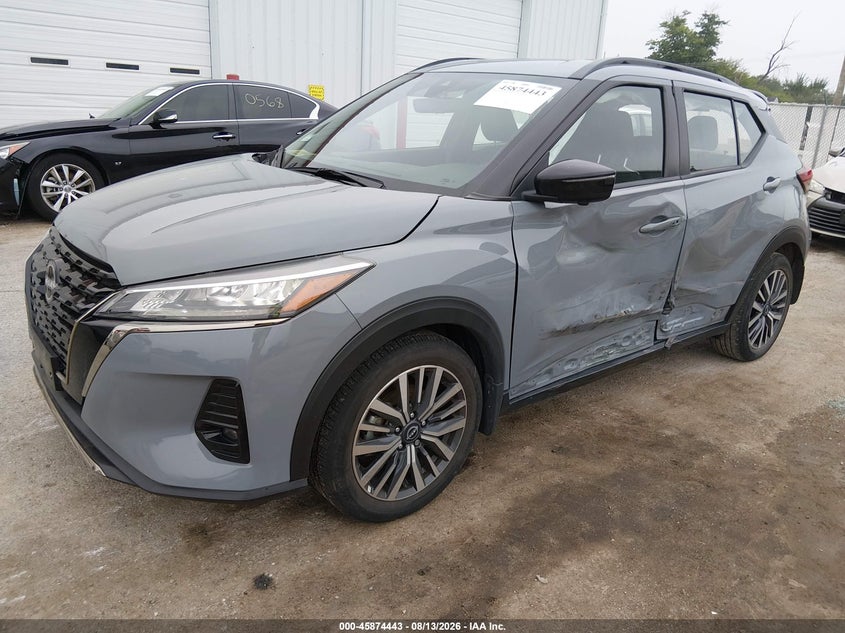 Vin: 3n1cp5dv7pl508817, lot: 46373439, nissan kicks sr xtronic cvt 20232