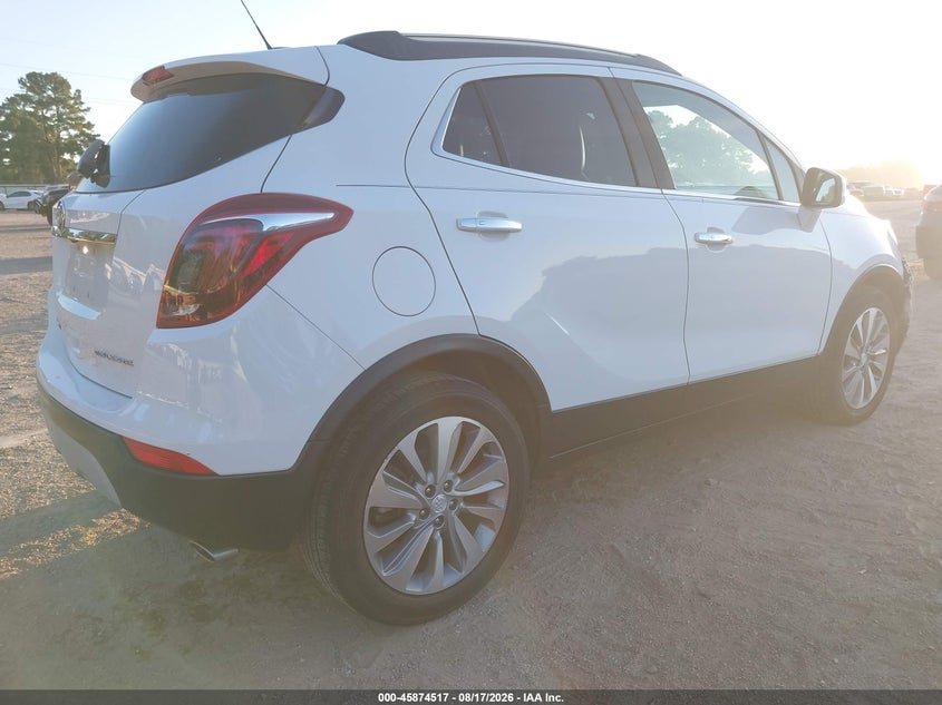 Vin: kl4cjasb2jb641469, lot: 46373513, buick encore preferred 20184