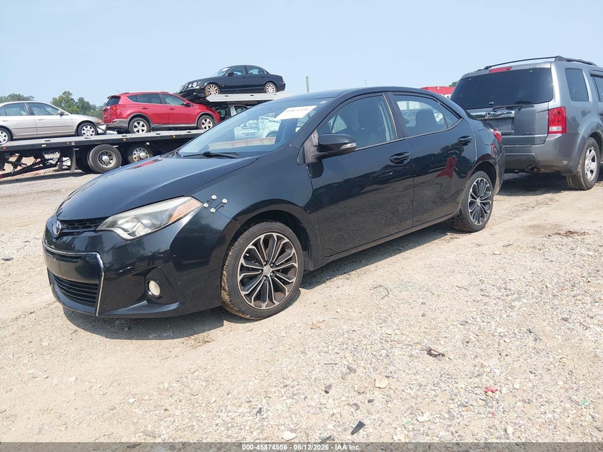 TOYOTA COROLLA 2015 VIN 2T1BURHE2FC457845