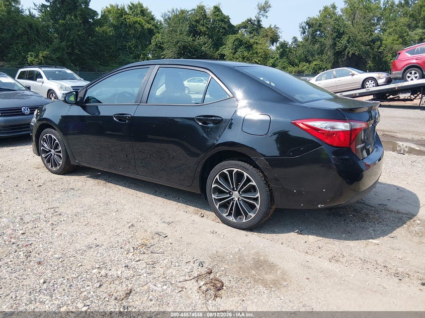 TOYOTA COROLLA 2015 VIN 2T1BURHE2FC457845