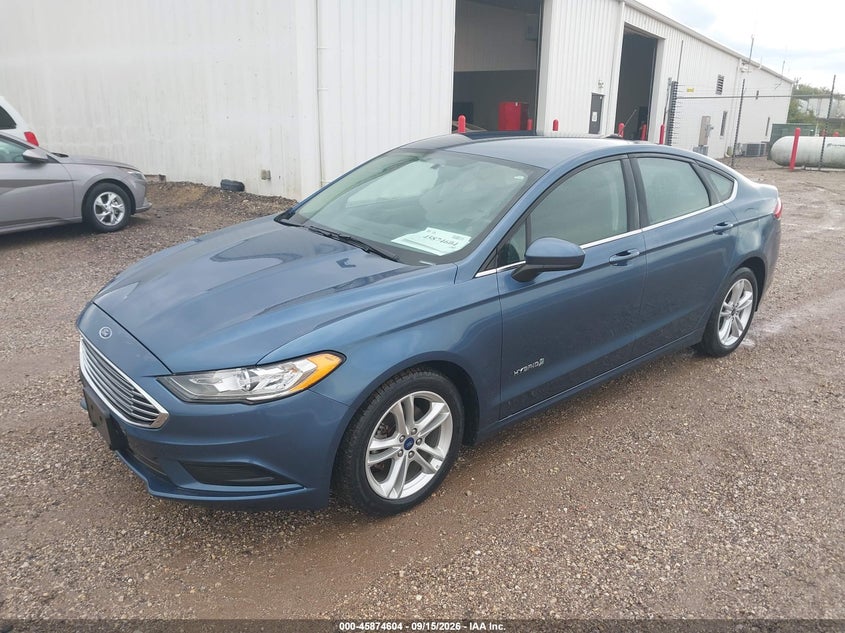 Vin: 3fa6p0lu6jr258079, lot: 46373600, ford fusion hybrid se 20182