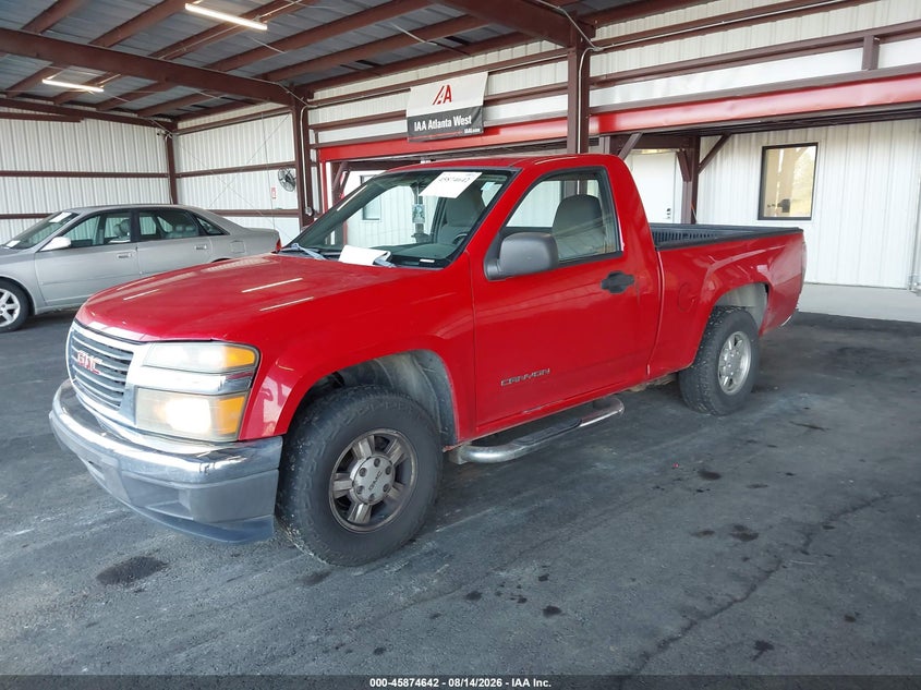 2004 GMC Canyon, Rear, IAAI, VIN 1GTCS148048200218 — photo 2