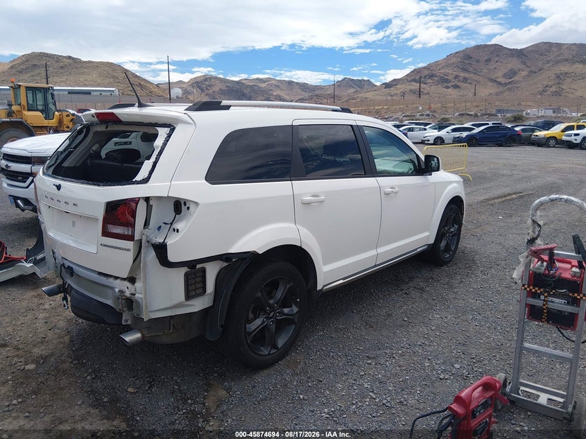 Vin: 3c4pddgg1jt430959, lot: 46373690, dodge journey crossroad awd 20184