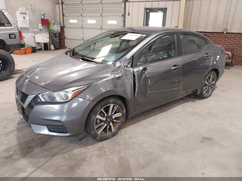 2021 Nissan Versa, Left Side, IAAI, VIN 3N1CN8EV9ML818288 — photo 2