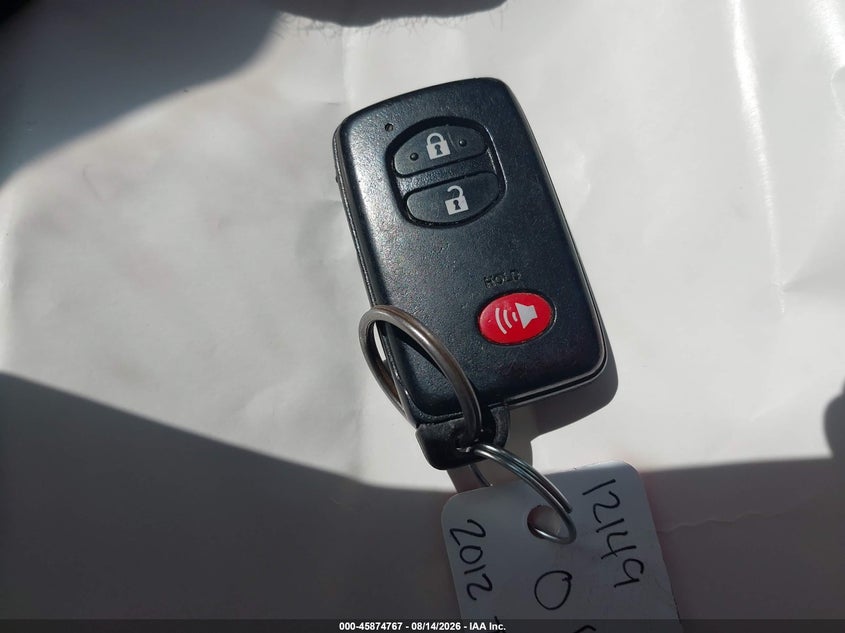 TOYOTA PRIUS 2012 VIN JTDKN3DU5C1536305