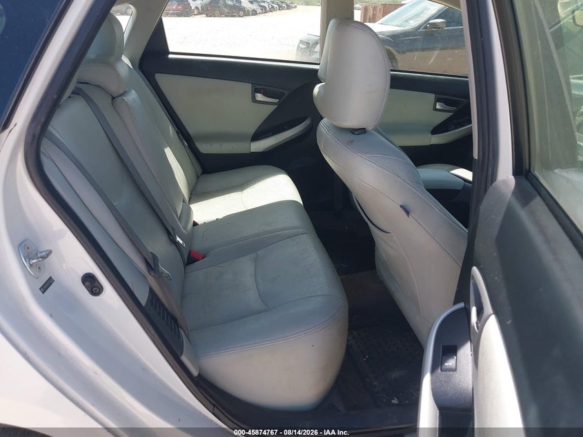 TOYOTA PRIUS 2012 VIN JTDKN3DU5C1536305