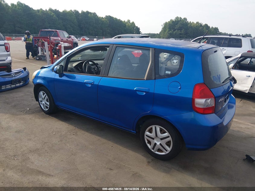 HONDA FIT 2008 VIN JHMGD38448S042245