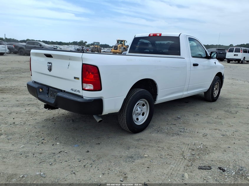 Vin: 3c6jr7dg2kg504520, lot: 46373826, ram 1500 classic tradesman  4x4 8' box 20194