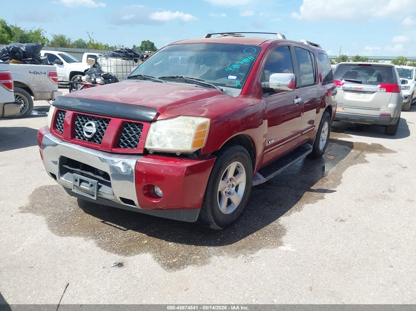 2006 Nissan Armada, Звичайний знос, IAAI, VIN 5N1AA08A86N706932 — фото 2