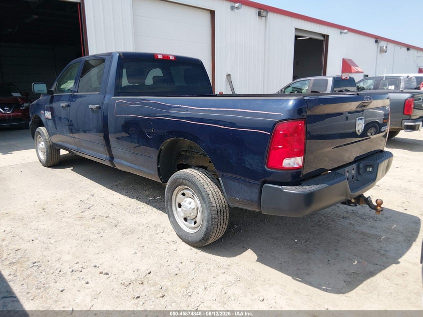 Vin: 3c6tr5ht5jg375210, lot: 46373844, ram 2500 tradesman  4x4 8' box 20183