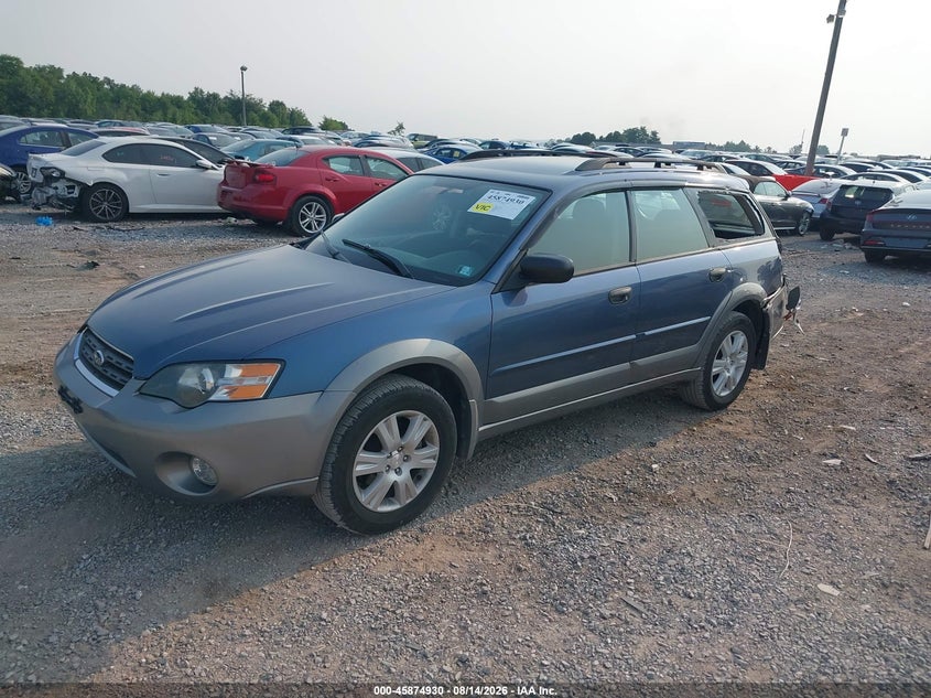 2005 Subaru Outback, Удар ззаду, IAAI, VIN 4S4BP61C557353960 — фото 2