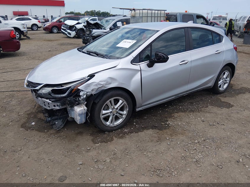 2017 Chevrolet Cruze, Удар спереду, IAAI, VIN 3G1BE6SMXHS602298 — фото 2