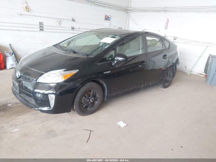 2013 Toyota Prius, Hail, IAAI, VIN JTDKN3DU7D5578422 — photo 2