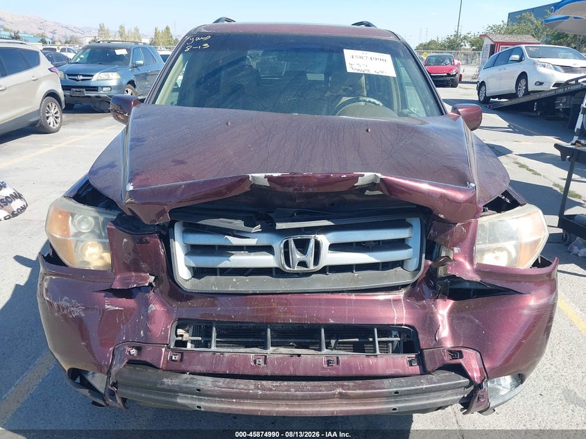 HONDA PILOT 2008 VIN 5FNYF28738B013921
