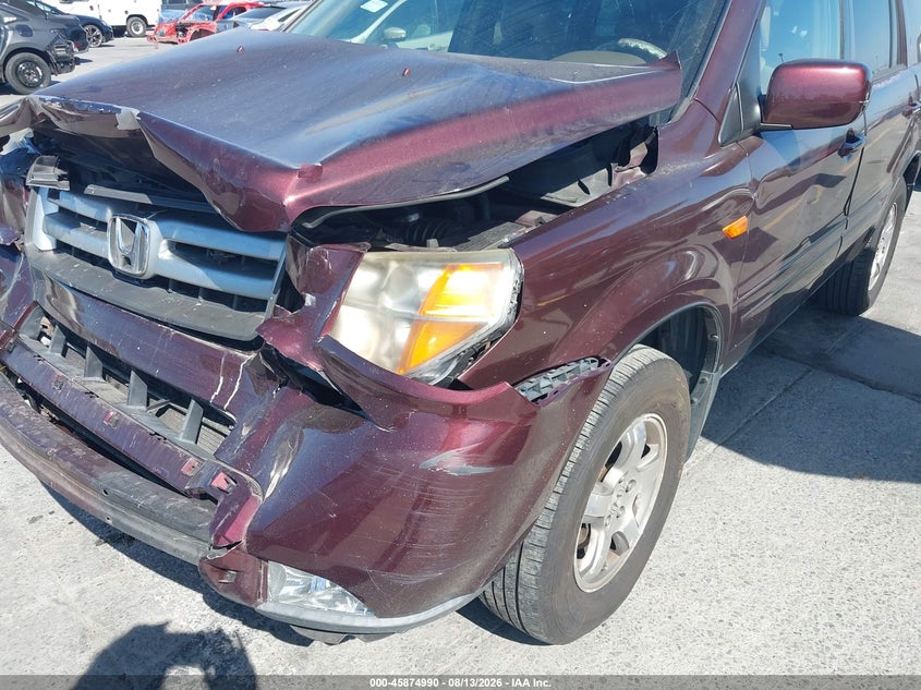 HONDA PILOT 2008 VIN 5FNYF28738B013921