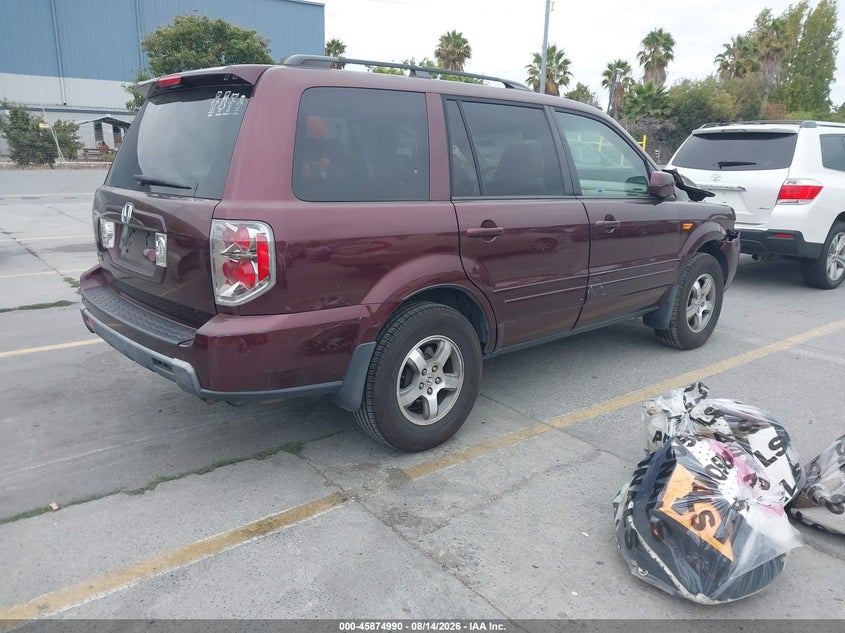 HONDA PILOT 2008 VIN 5FNYF28738B013921