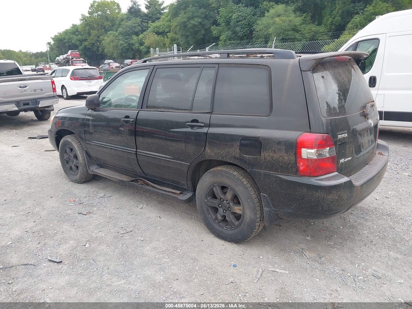 TOYOTA HIGHLANDER 2004 VIN JTEEP21A840012399