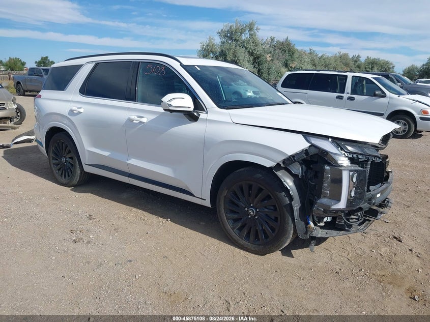 Vin: km8r7dge9su942745, lot: 46374105, hyundai palisade calligraphy night edition 20251