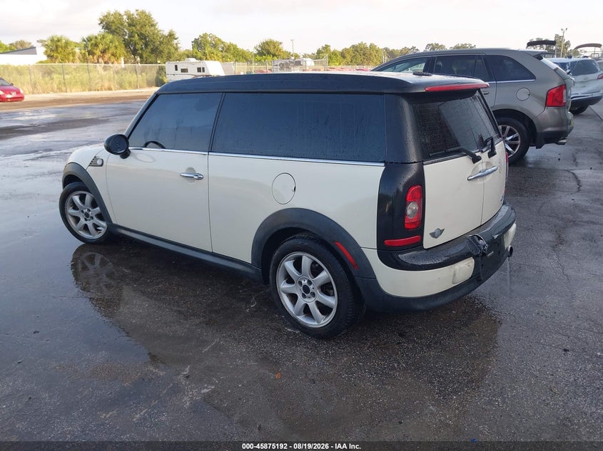 MINI COOPER CLUBMAN 2009 VIN WMWML33529TX34875