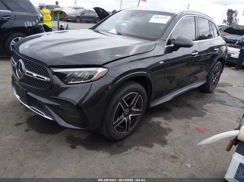 Vin: w1nkm5gb3sf371342, lot: 46374237, mercedes-benz glc 350e 4matic 20252