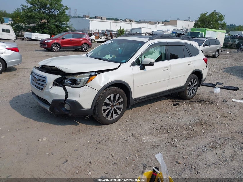 Vin: 4s4bsenc1f3355930, lot: 46374255, subaru outback 3.6r limited 20152