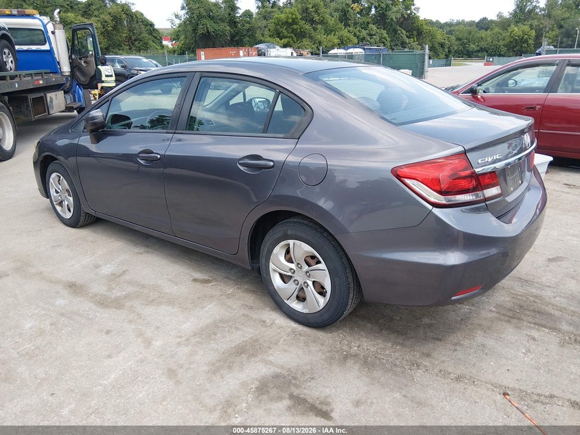 2014 HONDA CIVIC SEDAN 1.8L I-4 VVT, 143HP