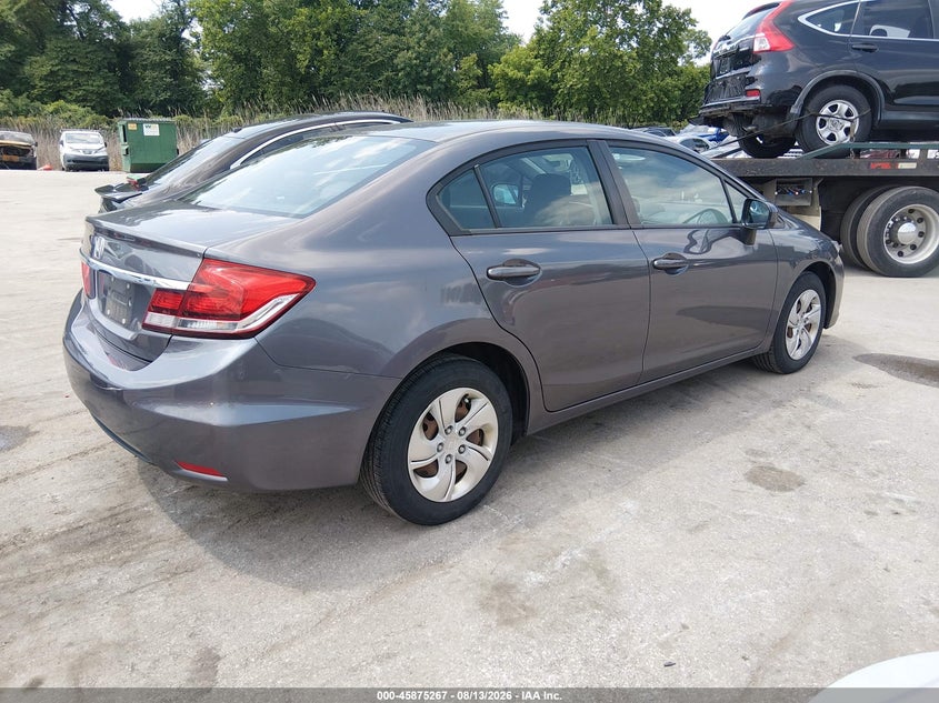 2014 HONDA CIVIC SEDAN 1.8L I-4 VVT, 143HP