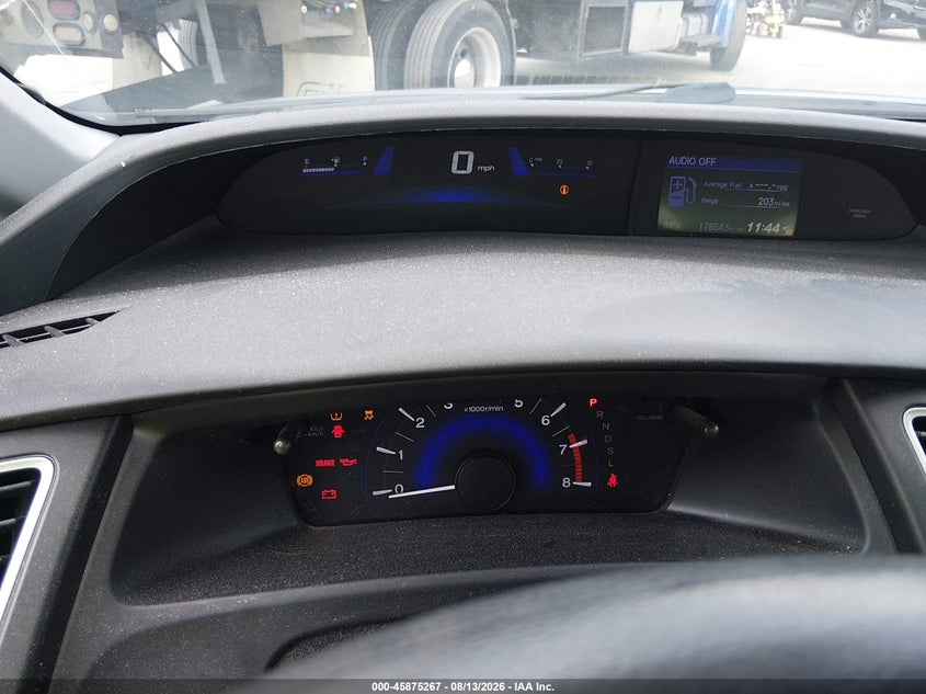 2014 HONDA CIVIC SEDAN 1.8L I-4 VVT, 143HP