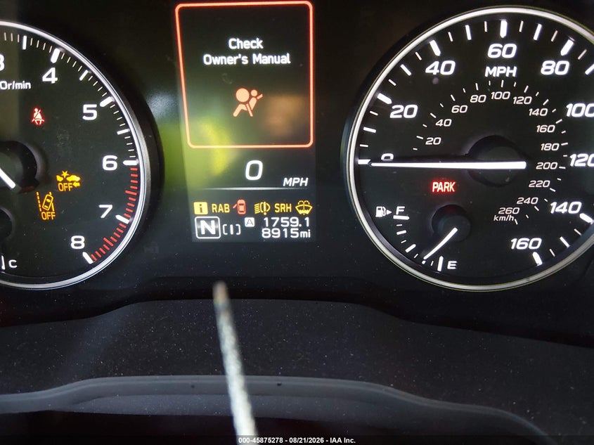 2025 SUBARU FORESTER auction photo 7