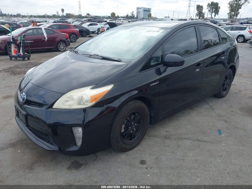 2012 TOYOTA PRIUS HATCHBACK 1.8L I-4 DOHC, VVT, 98HP