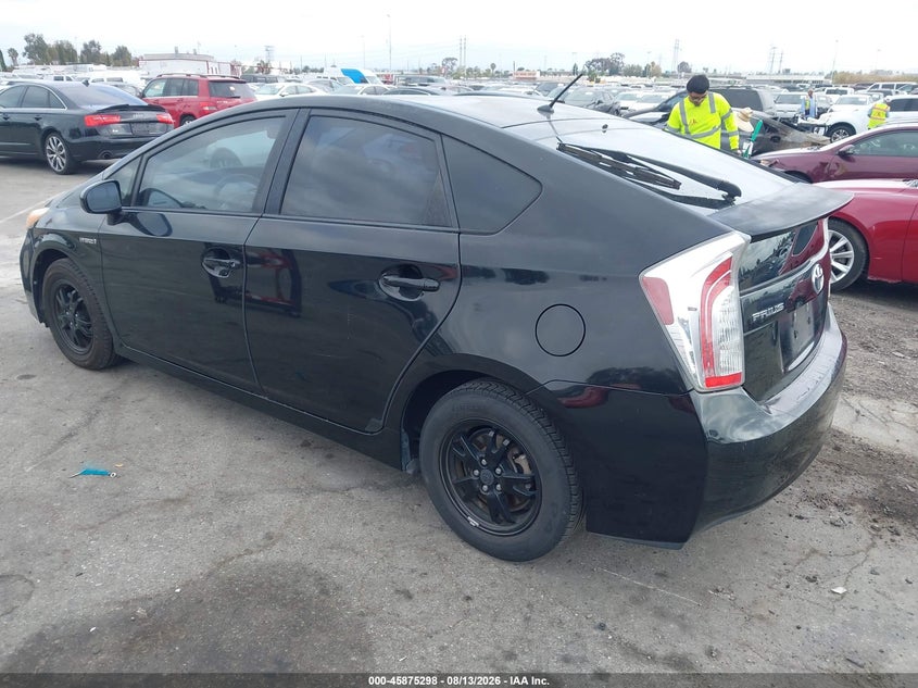 2012 TOYOTA PRIUS HATCHBACK 1.8L I-4 DOHC, VVT, 98HP